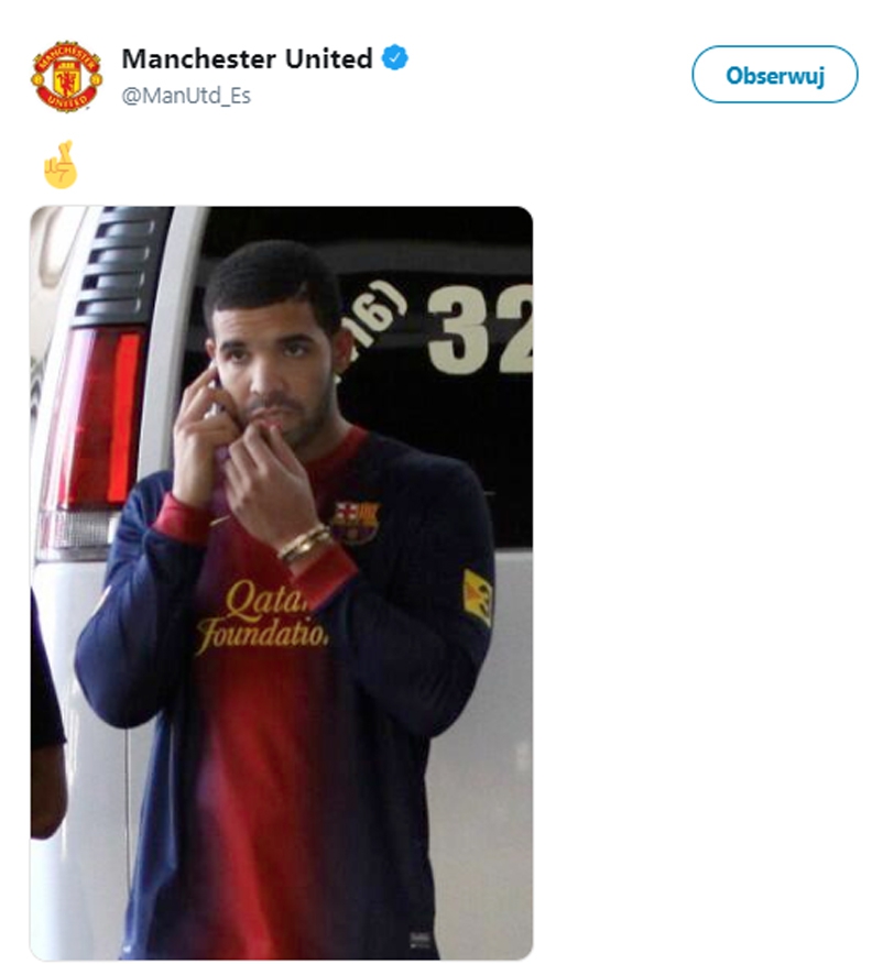 Wpis Man United przed meczem z Barcą... :D